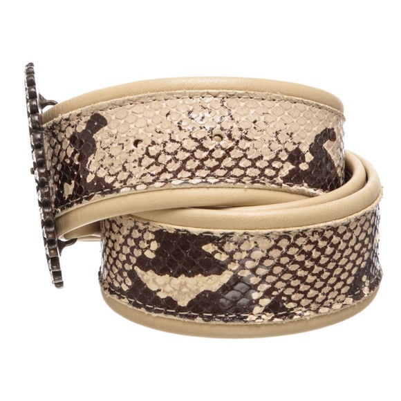 Dolce & Gabbana Snake Print Jewel Buckle Belt 80 main image 4